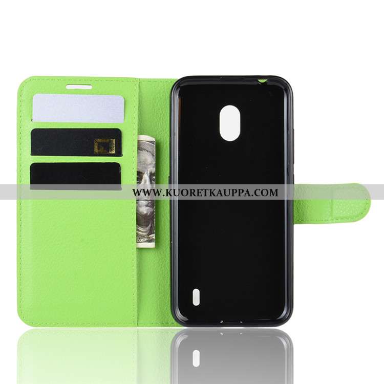 Kuori Nokia 2.2, Kuoret Nokia 2.2, Kotelo Nokia 2.2 Suuntaus Suojaus Nahkakuori Salkku Musta Mustat