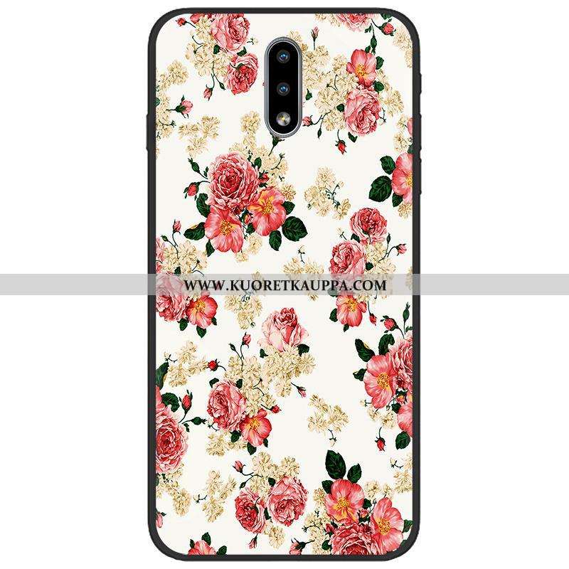 Kuori Nokia 2.3, Kuoret Nokia 2.3, Kotelo Nokia 2.3 Pesty Suede Sarjakuva Pu Pehmeä Neste Väri