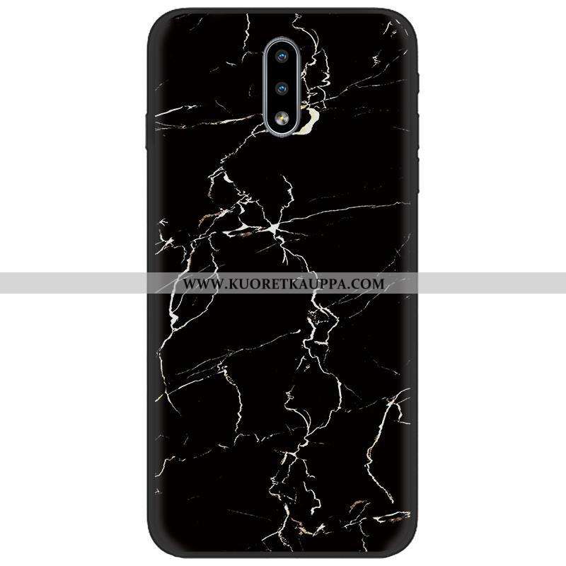 Kuori Nokia 2.3, Kuoret Nokia 2.3, Kotelo Nokia 2.3 Pesty Suede Sarjakuva Pu Pehmeä Neste Väri