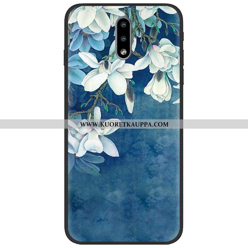 Kuori Nokia 2.3, Kuoret Nokia 2.3, Kotelo Nokia 2.3 Pesty Suede Sarjakuva Pu Pehmeä Neste Väri