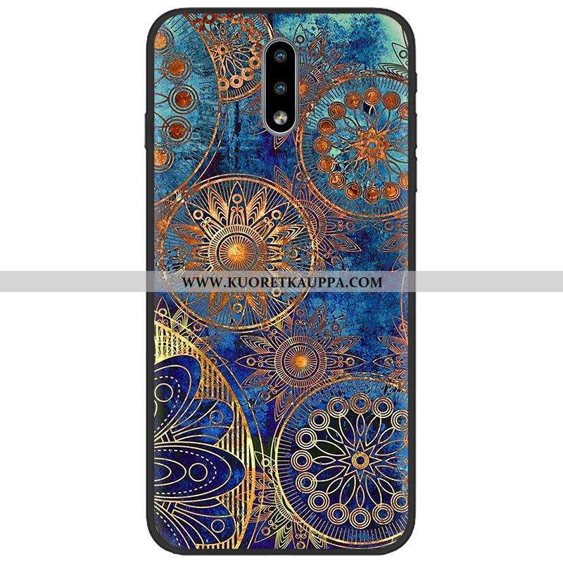 Kuori Nokia 2.3, Kuoret Nokia 2.3, Kotelo Nokia 2.3 Pesty Suede Sarjakuva Pu Pehmeä Neste Väri