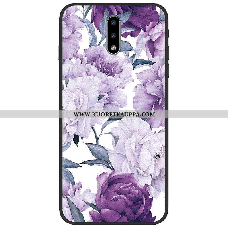 Kuori Nokia 2.3, Kuoret Nokia 2.3, Kotelo Nokia 2.3 Pesty Suede Sarjakuva Pu Pehmeä Neste Väri