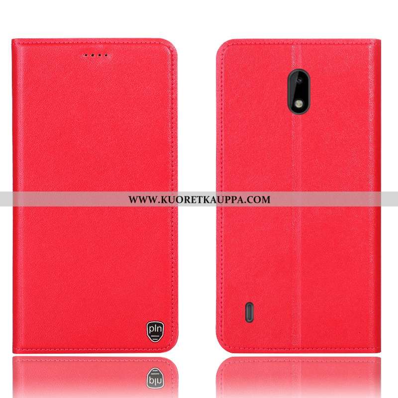 Kuori Nokia 3.1, Kuoret Nokia 3.1, Kotelo Nokia 3.1 Aito Nahka Suojaus All Inclusive Puhelimen Kelta