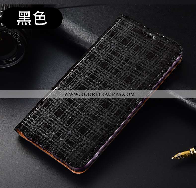 Kuori Nokia 3.1, Kuoret Nokia 3.1, Kotelo Nokia 3.1 Aito Nahka Suojaus All Inclusive Puhelimen Punai