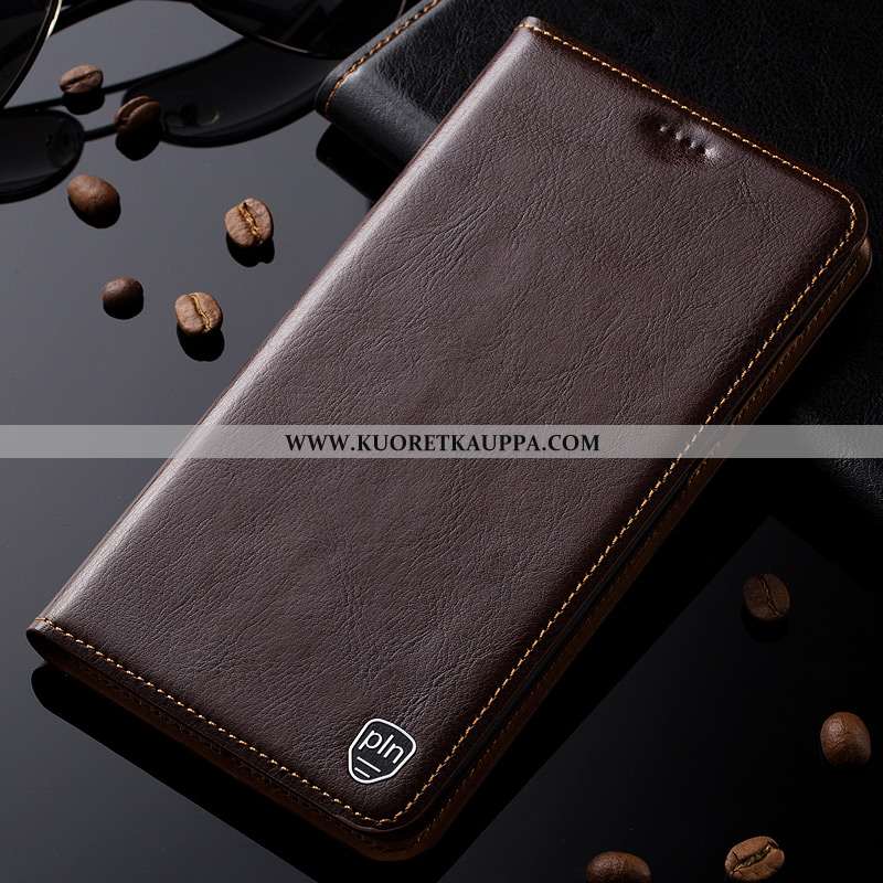 Kuori Nokia 3.1, Kuoret Nokia 3.1, Kotelo Nokia 3.1 Kukkakuvio Suojaus Puhelimen Ruskea