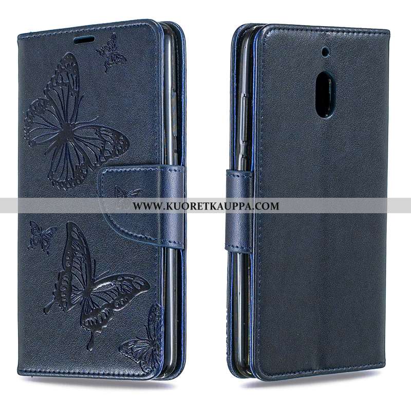 Kuori Nokia 3.1, Kuoret Nokia 3.1, Kotelo Nokia 3.1 Nahka Suojaus Punainen