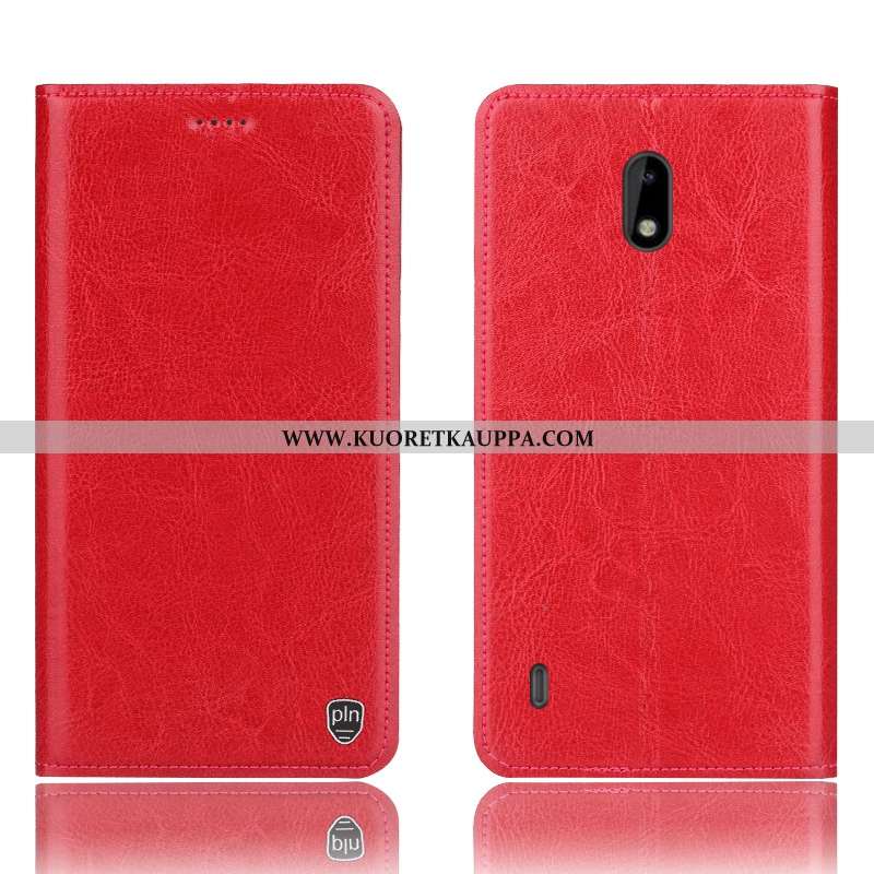 Kuori Nokia 3.1, Kuoret Nokia 3.1, Kotelo Nokia 3.1 Nahkakuori Kukkakuvio Tummansininen Puhelimen Tu