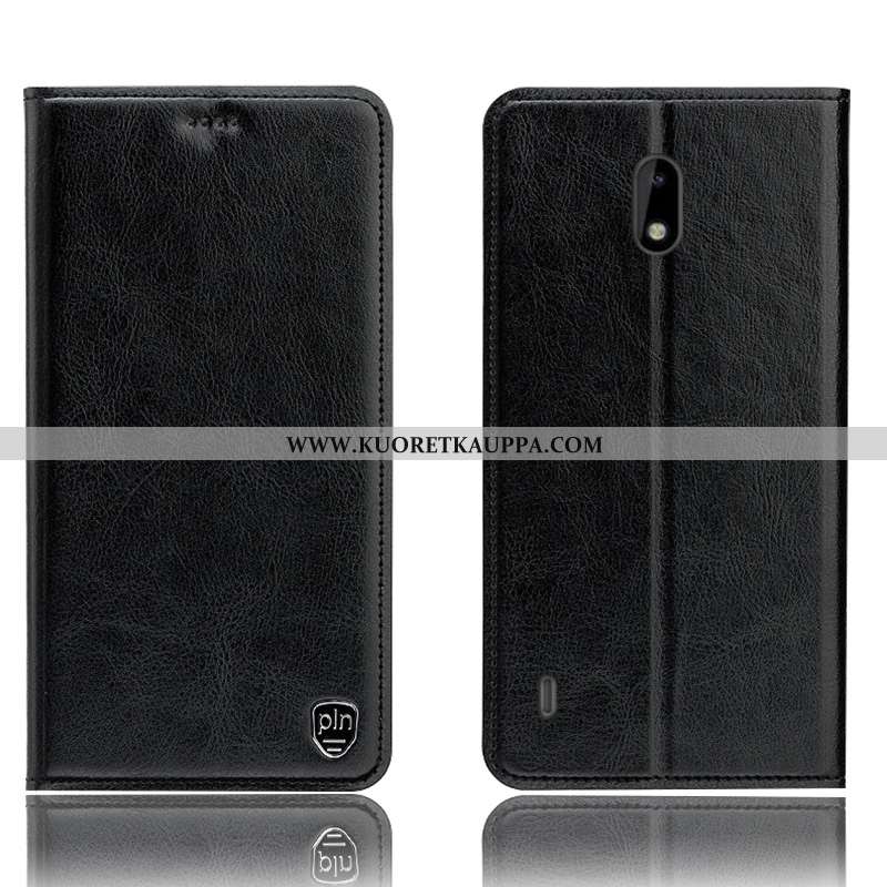 Kuori Nokia 3.1, Kuoret Nokia 3.1, Kotelo Nokia 3.1 Nahkakuori Kukkakuvio Tummansininen Puhelimen Tu