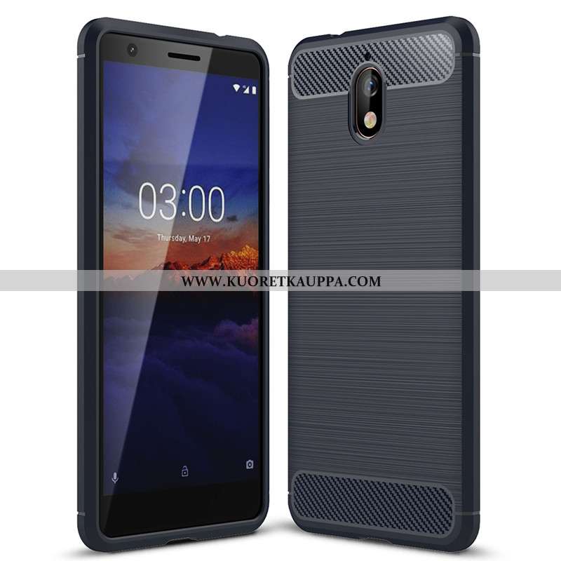 Kuori Nokia 3.1, Kuoret Nokia 3.1, Kotelo Nokia 3.1 Suojaus Tila Kuitu All Inclusive Silikoni Mustat