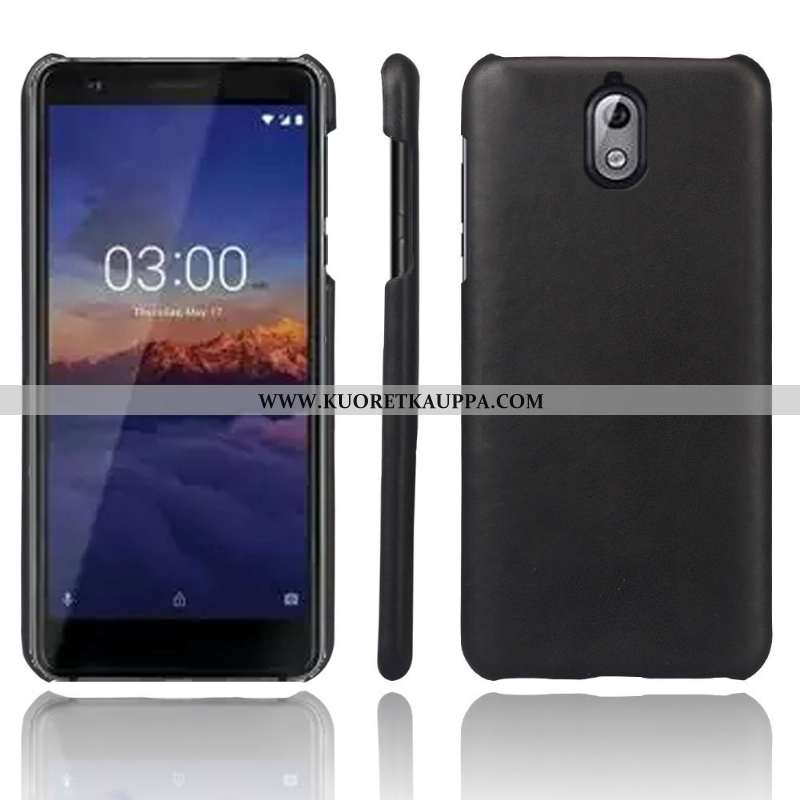 Kuori Nokia 3.1, Kuoret Nokia 3.1, Kotelo Nokia 3.1 Vuosikerta Nahka Murtumaton Punainen Suojaus