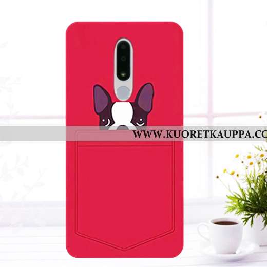 Kuori Nokia 3.1 Plus, Kuoret Nokia 3.1 Plus, Kotelo Nokia 3.1 Plus Suojaus Pehmeä Neste Musta Murtum