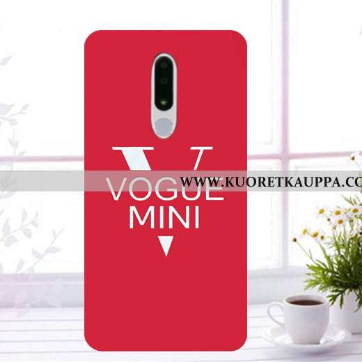 Kuori Nokia 3.1 Plus, Kuoret Nokia 3.1 Plus, Kotelo Nokia 3.1 Plus Suojaus Pehmeä Neste Musta Murtum