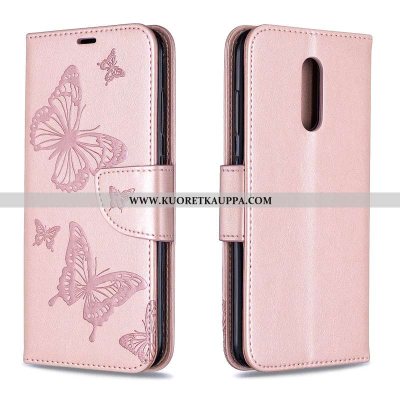 Kuori Nokia 3.2, Kuoret Nokia 3.2, Kotelo Nokia 3.2 Suojaus Nahkakuori Nahka Kohokuviointi Kukka Pun