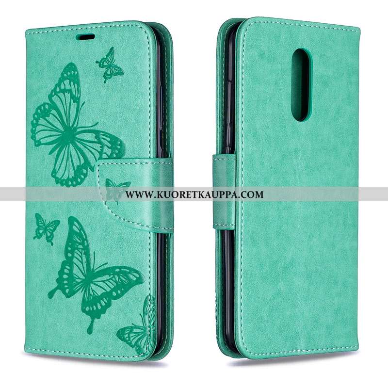 Kuori Nokia 3.2, Kuoret Nokia 3.2, Kotelo Nokia 3.2 Suojaus Nahkakuori Nahka Kohokuviointi Kukka Pun