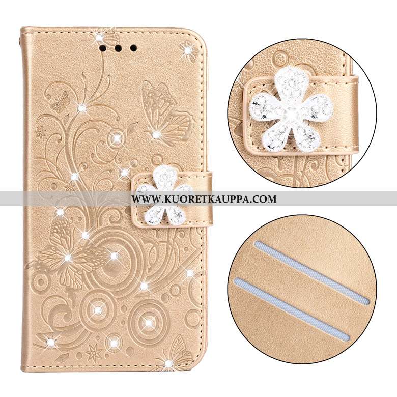 Kuori Nokia 3.2, Kuoret Nokia 3.2, Kotelo Nokia 3.2 Suojaus Nahkakuori Puhelimen Violetti