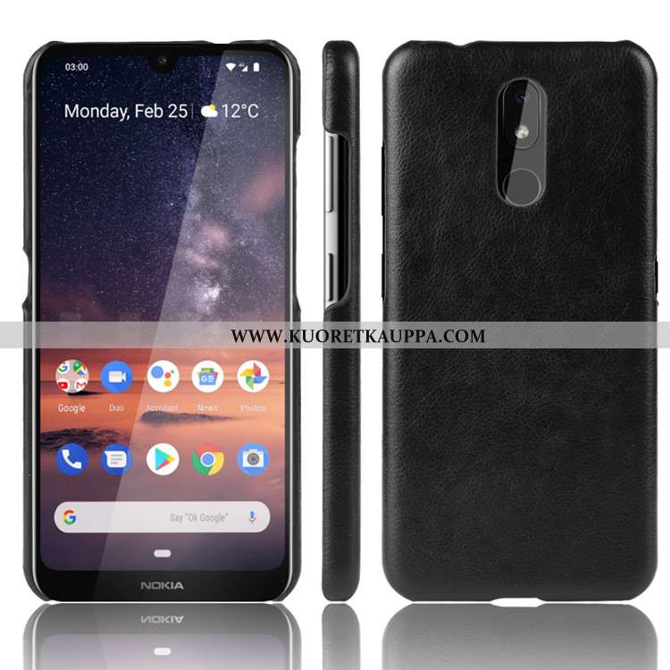 Kuori Nokia 3.2, Kuoret Nokia 3.2, Kotelo Nokia 3.2 Suuntaus Suojaus Kova Litsi Mustat