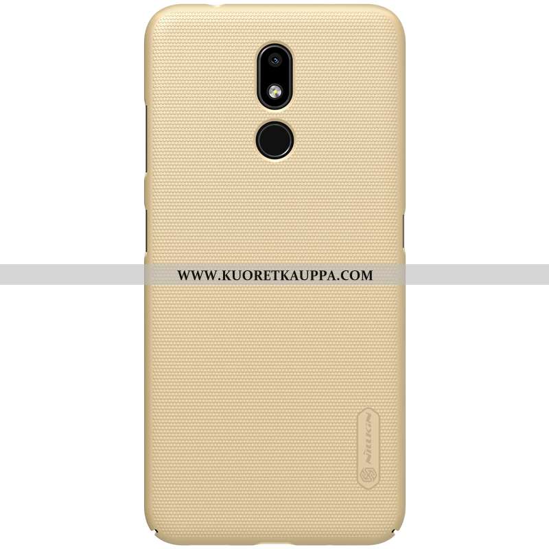 Kuori Nokia 3.2, Kuoret Nokia 3.2, Kotelo Nokia 3.2 Valo Pesty Suede Kulta Puhelimen Kultainen