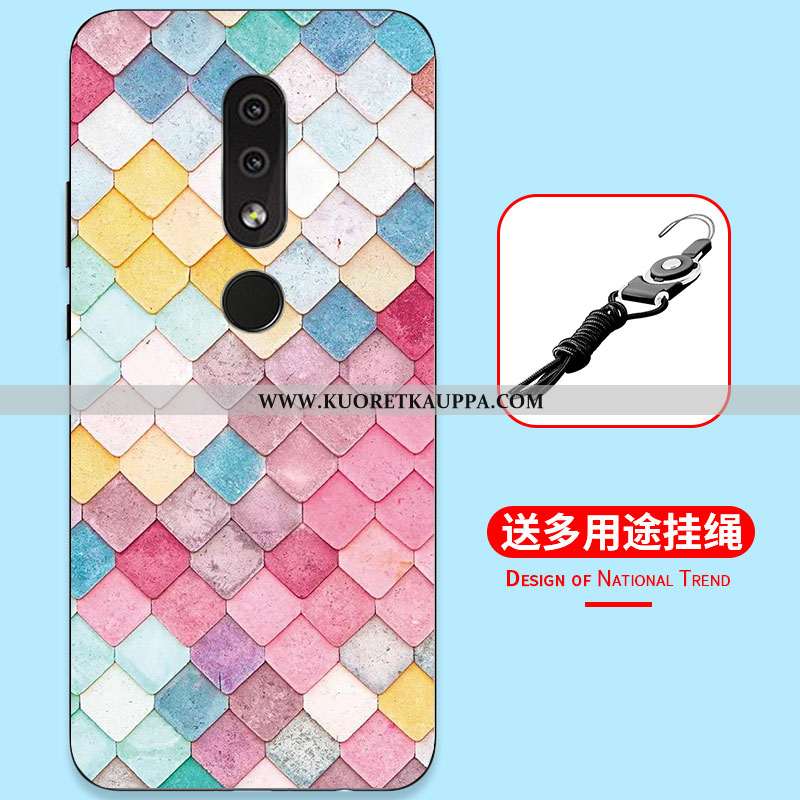 Kuori Nokia 4.2, Kuoret Nokia 4.2, Kotelo Nokia 4.2 Suojaus Luova Yksinkertainen Murtumaton All Incl