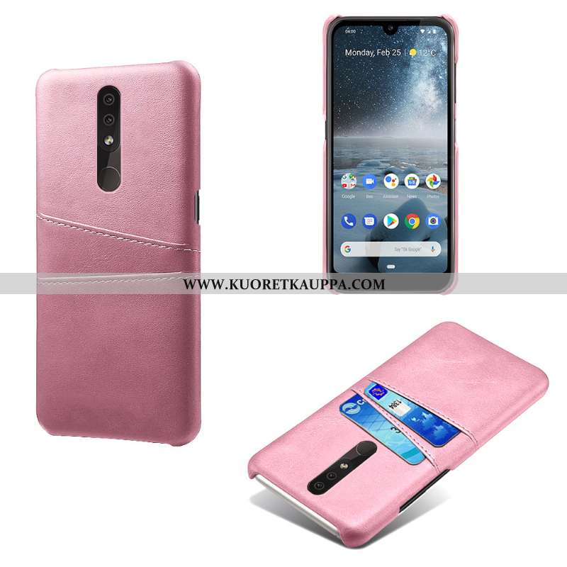 Kuori Nokia 4.2, Kuoret Nokia 4.2, Kotelo Nokia 4.2 Suojaus Nahka Suuntaus Murtumaton Tummansiniset