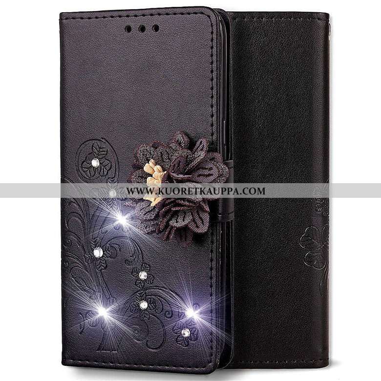 Kuori Nokia 4.2, Kuoret Nokia 4.2, Kotelo Nokia 4.2 Tila Nahkakuori Sininen Simpukka