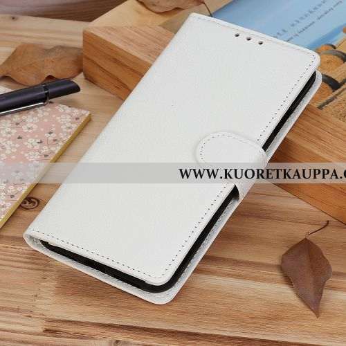 Kuori Nokia 5.1, Kuoret Nokia 5.1, Kotelo Nokia 5.1 Nahka Suojaus Valkoinen Kortti Puhelimen
