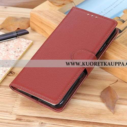 Kuori Nokia 5.1, Kuoret Nokia 5.1, Kotelo Nokia 5.1 Nahka Suojaus Valkoinen Kortti Puhelimen