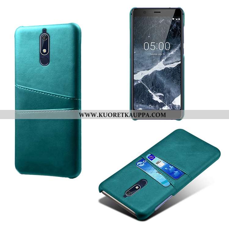 Kuori Nokia 5.1, Kuoret Nokia 5.1, Kotelo Nokia 5.1 Nahkakuori Persoonallisuus Lehmä Nahka Pieni Rus
