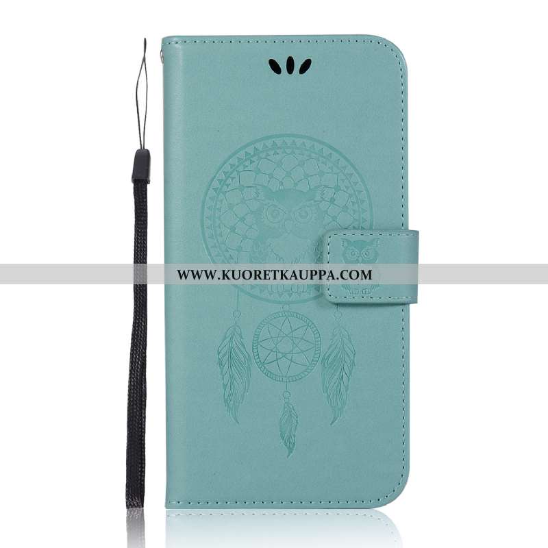 Kuori Nokia 5.1, Kuoret Nokia 5.1, Kotelo Nokia 5.1 Painatus Salkku Kukkakuvio Puhelimen Vihreä