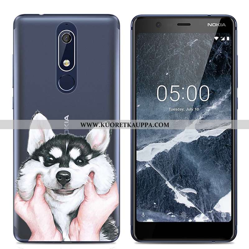 Kuori Nokia 5.1, Kuoret Nokia 5.1, Kotelo Nokia 5.1 Sarjakuva Suuntaus Jauhe Puhelimen Pinkki