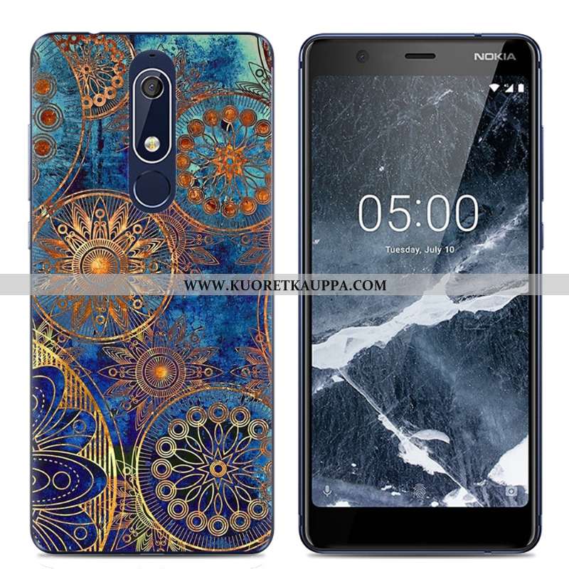Kuori Nokia 5.1, Kuoret Nokia 5.1, Kotelo Nokia 5.1 Sarjakuva Suuntaus Jauhe Puhelimen Pinkki