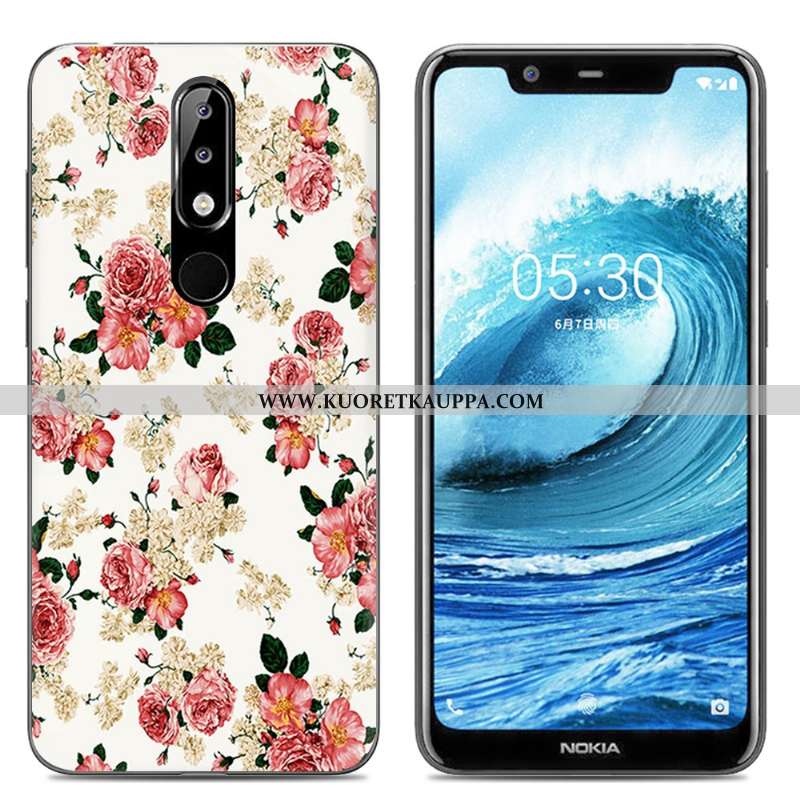 Kuori Nokia 5.1 Plus, Kuoret Nokia 5.1 Plus, Kotelo Nokia 5.1 Plus Luova Sarjakuva Pehmeä Neste Suoj