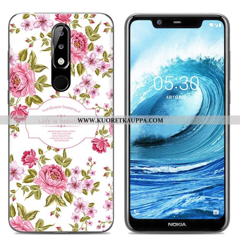 Kuori Nokia 5.1 Plus, Kuoret Nokia 5.1 Plus, Kotelo Nokia 5.1 Plus Luova Sarjakuva Pehmeä Neste Suoj
