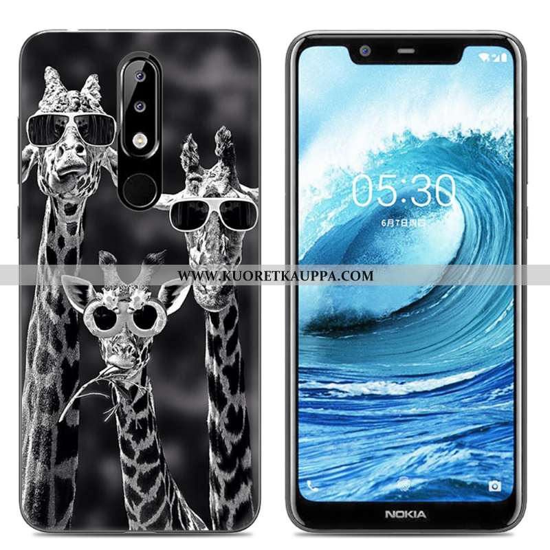 Kuori Nokia 5.1 Plus, Kuoret Nokia 5.1 Plus, Kotelo Nokia 5.1 Plus Luova Sarjakuva Pehmeä Neste Suoj