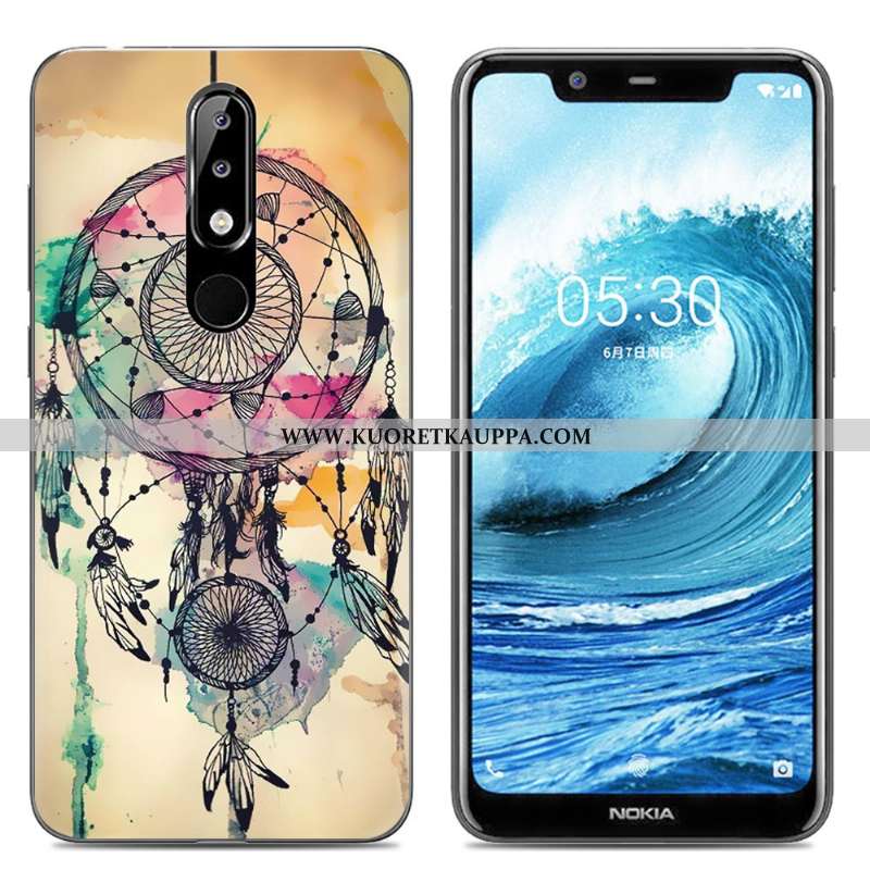 Kuori Nokia 5.1 Plus, Kuoret Nokia 5.1 Plus, Kotelo Nokia 5.1 Plus Luova Sarjakuva Pehmeä Neste Suoj