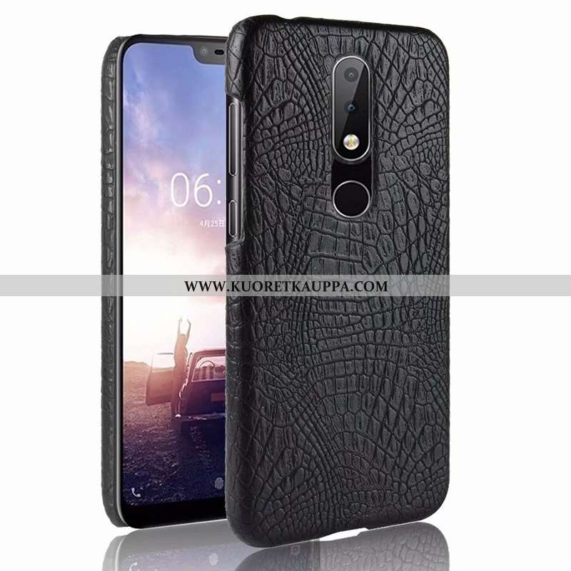 Kuori Nokia 5.1 Plus, Kuoret Nokia 5.1 Plus, Kotelo Nokia 5.1 Plus Nahka Kukkakuvio Puhelimen Krokot