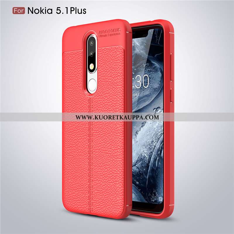 Kuori Nokia 5.1 Plus, Kuoret Nokia 5.1 Plus, Kotelo Nokia 5.1 Plus Pehmeä Neste Suojaus Litsi Murtum