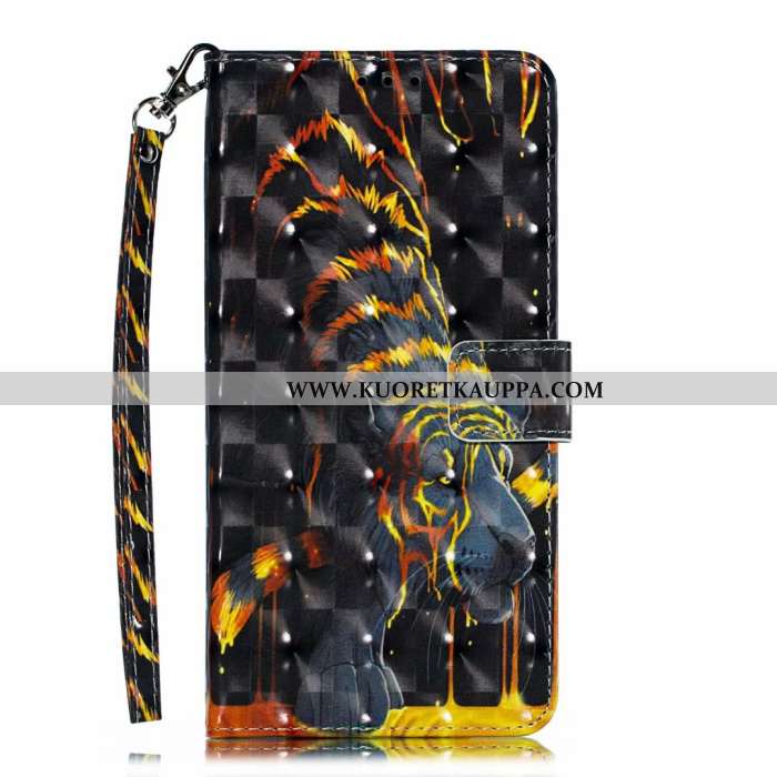 Kuori Nokia 5.1 Plus, Kuoret Nokia 5.1 Plus, Kotelo Nokia 5.1 Plus Salkku Sarjakuva Puhelimen Mustat