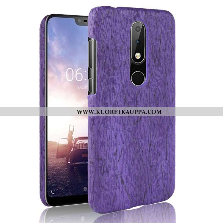 Kuori Nokia 5.1 Plus, Kuoret Nokia 5.1 Plus, Kotelo Nokia 5.1 Plus Suojaus Kukkakuvio Puu Kova Ruske