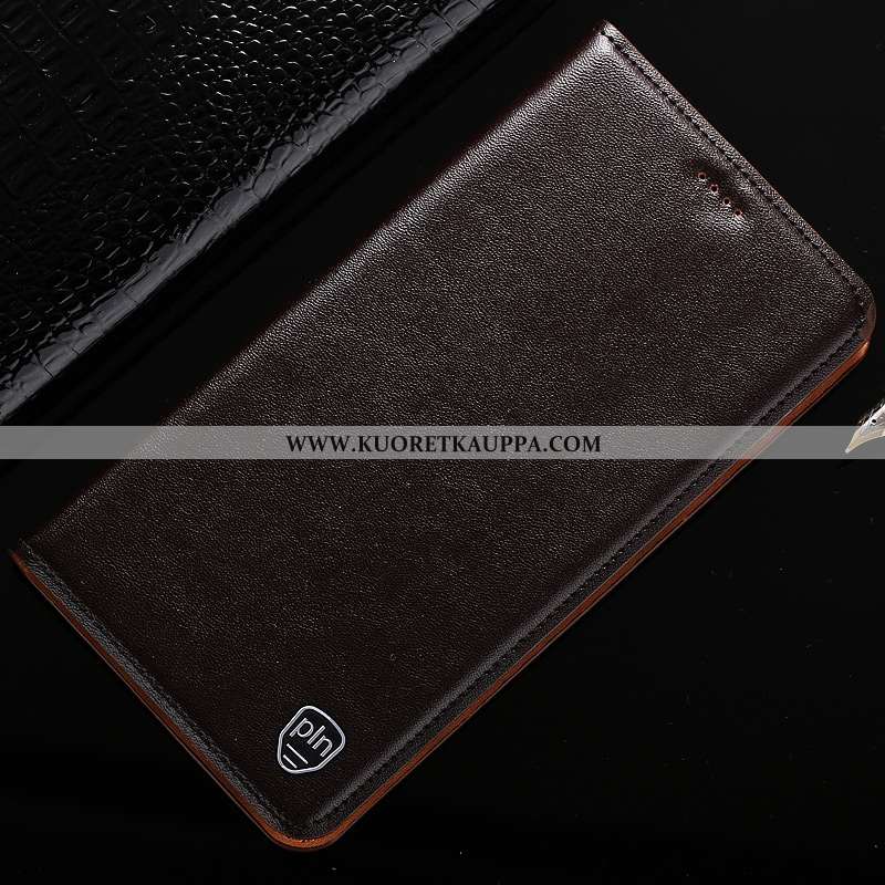 Kuori Nokia 5.1 Plus, Kuoret Nokia 5.1 Plus, Kotelo Nokia 5.1 Plus Suojaus Nahkakuori Keltainen Puhe