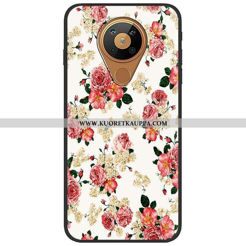 Kuori Nokia 5.3, Kuoret Nokia 5.3, Kotelo Nokia 5.3 Ihana Pehmeä Neste Sarjakuva Pu Musta Mustat