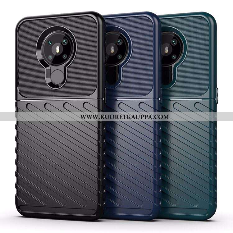 Kuori Nokia 5.3, Kuoret Nokia 5.3, Kotelo Nokia 5.3 Murtumaton Takakansi Musta Puhelimen Mustat
