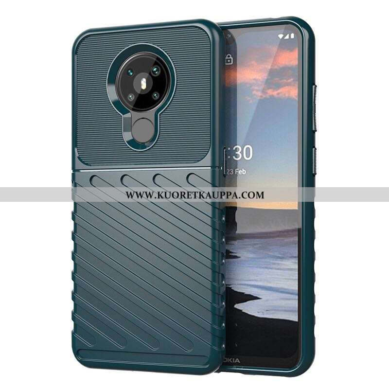 Kuori Nokia 5.3, Kuoret Nokia 5.3, Kotelo Nokia 5.3 Murtumaton Takakansi Musta Puhelimen Mustat