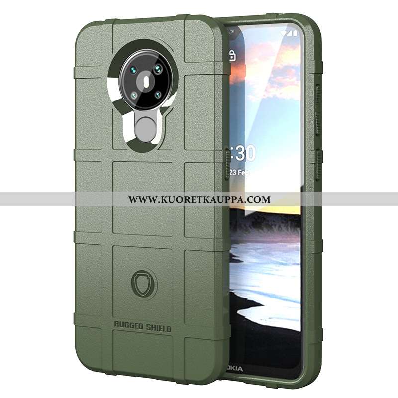 Kuori Nokia 5.3, Kuoret Nokia 5.3, Kotelo Nokia 5.3 Puhelimen Vihreä