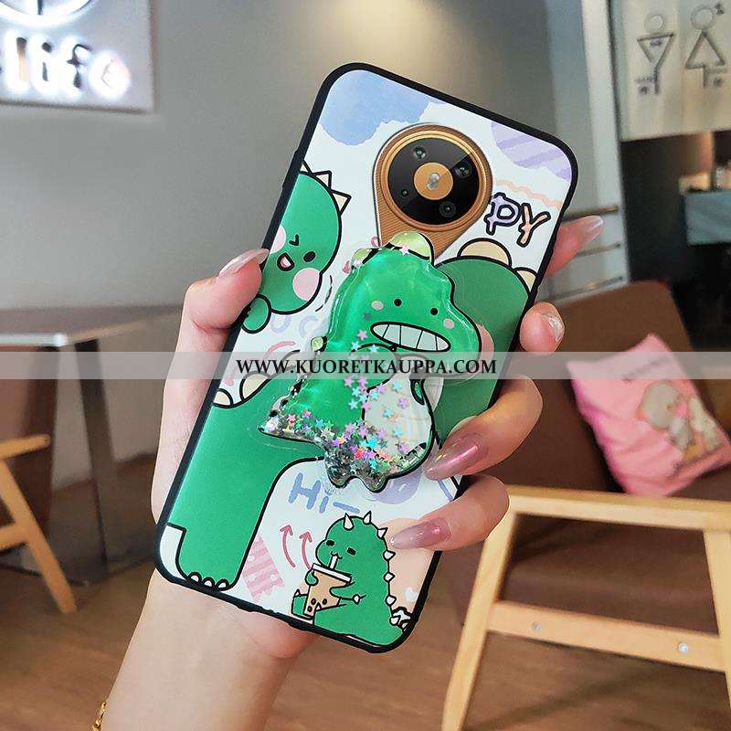 Kuori Nokia 5.3, Kuoret Nokia 5.3, Kotelo Nokia 5.3 Sarjakuva Suuntaus Päivänkakkara Vihreä
