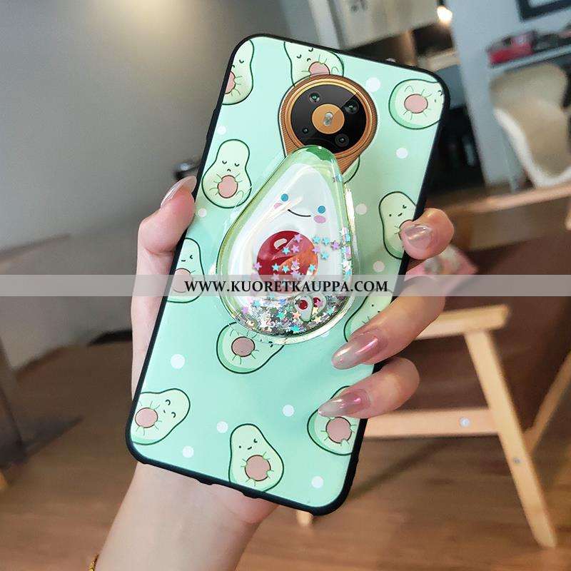 Kuori Nokia 5.3, Kuoret Nokia 5.3, Kotelo Nokia 5.3 Sarjakuva Suuntaus Päivänkakkara Vihreä