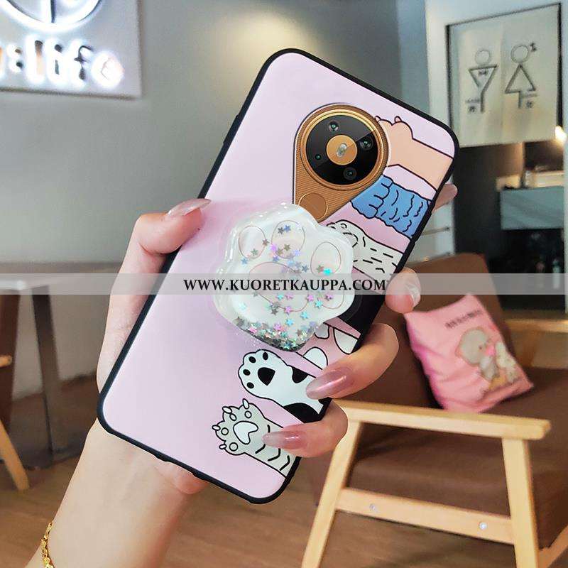 Kuori Nokia 5.3, Kuoret Nokia 5.3, Kotelo Nokia 5.3 Sarjakuva Suuntaus Päivänkakkara Vihreä