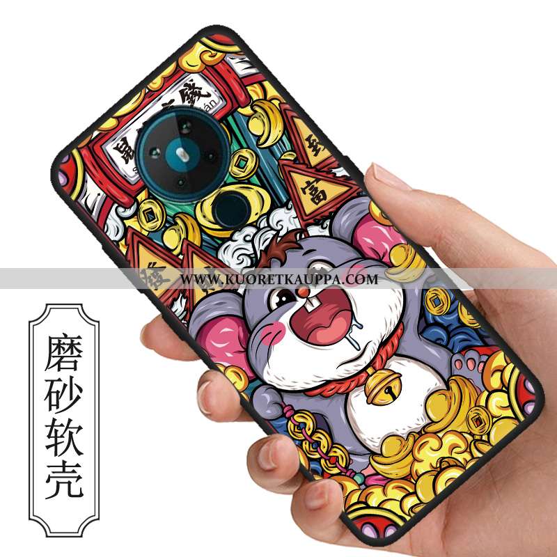 Kuori Nokia 5.3, Kuoret Nokia 5.3, Kotelo Nokia 5.3 Sarjakuva Vuosikerta Malli Silikoni Väri