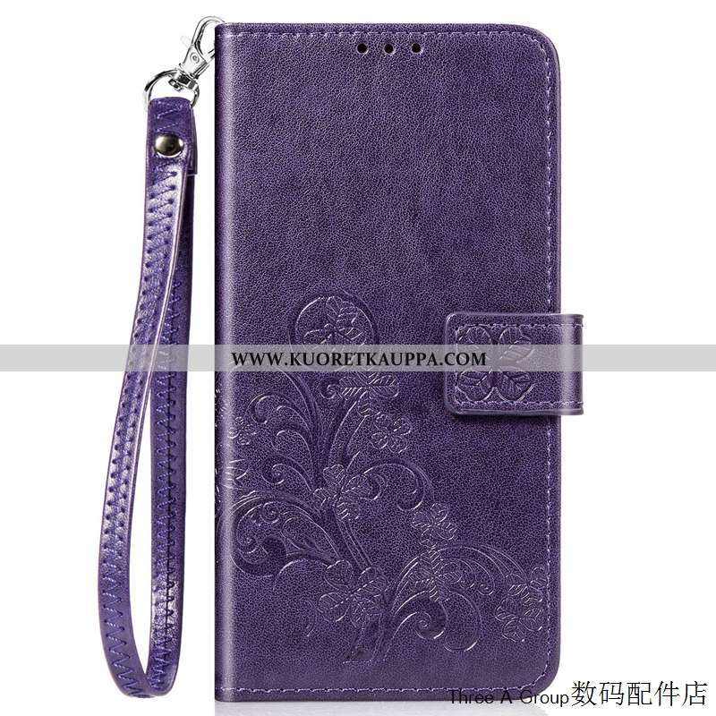 Kuori Nokia 5.3, Kuoret Nokia 5.3, Kotelo Nokia 5.3 Silikoni Nahkakuori Violetti Puhelimen