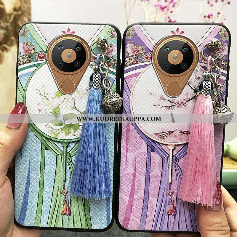 Kuori Nokia 5.3, Kuoret Nokia 5.3, Kotelo Nokia 5.3 Silikoni Suojaus Tuuli Vuosikerta Palatsi Vihreä