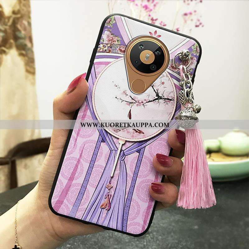 Kuori Nokia 5.3, Kuoret Nokia 5.3, Kotelo Nokia 5.3 Silikoni Suojaus Tuuli Vuosikerta Palatsi Vihreä